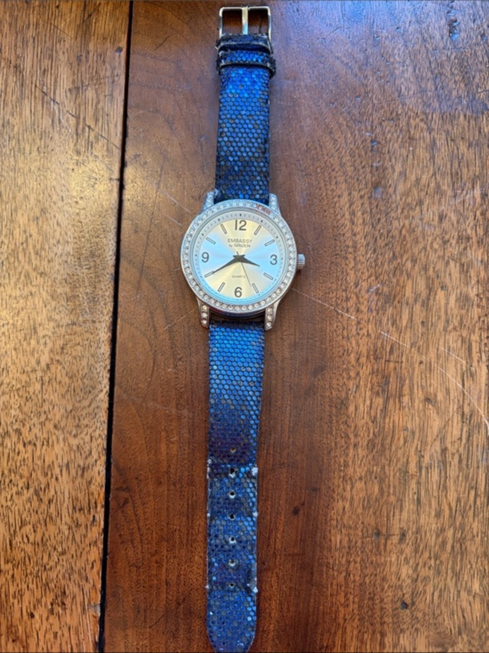 Embassy Gruen Crystal Accent Quartz  Watch